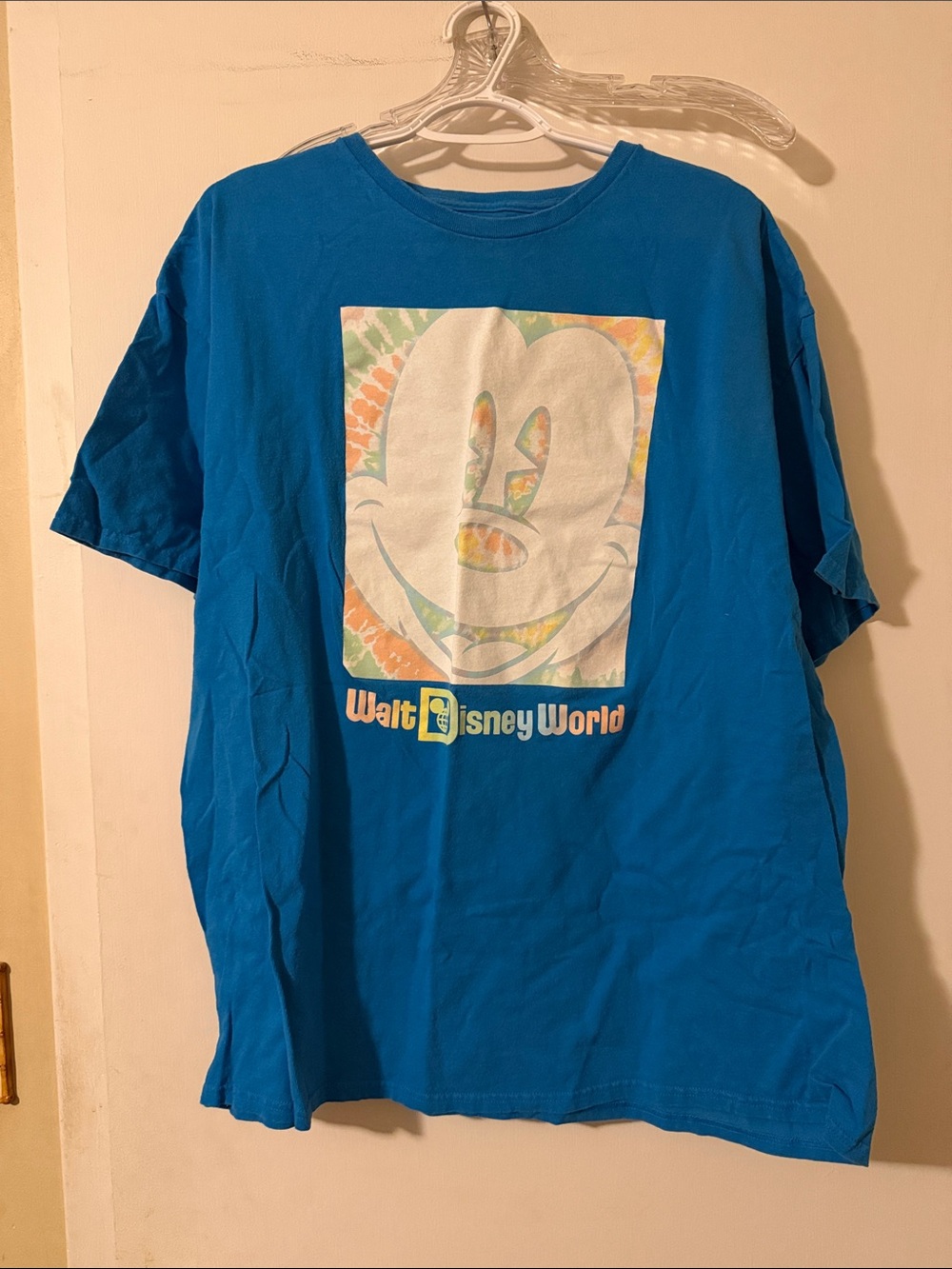 Disney Blue Walt Disney World Mickey Tie-Dye Graphic Tee